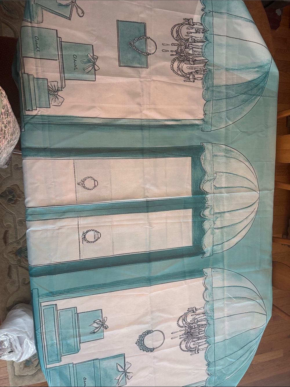 Breakfast at Tiffany’s Teal Blue Bridal Shower/Birthday Table & Wall Decor - Picture 9 of 12